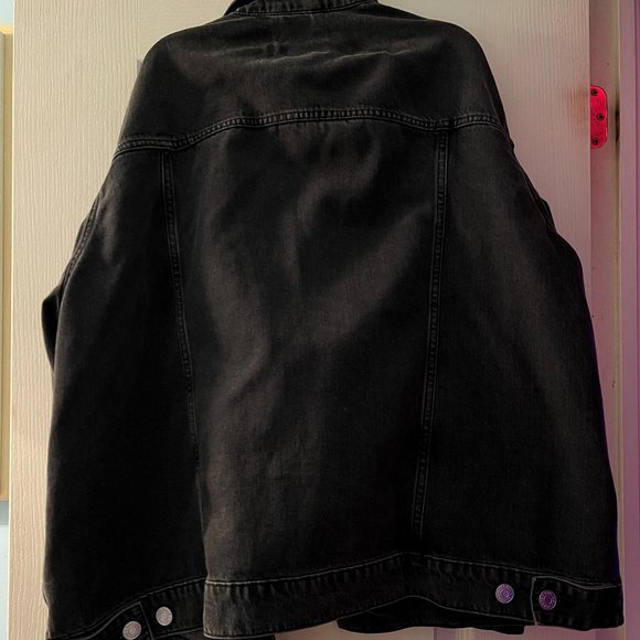 Black Jean Jacket - Picture 3 of 4